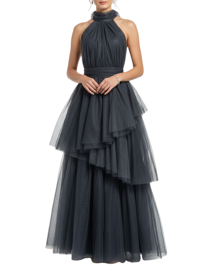 vestido Dusty Blue L en renta